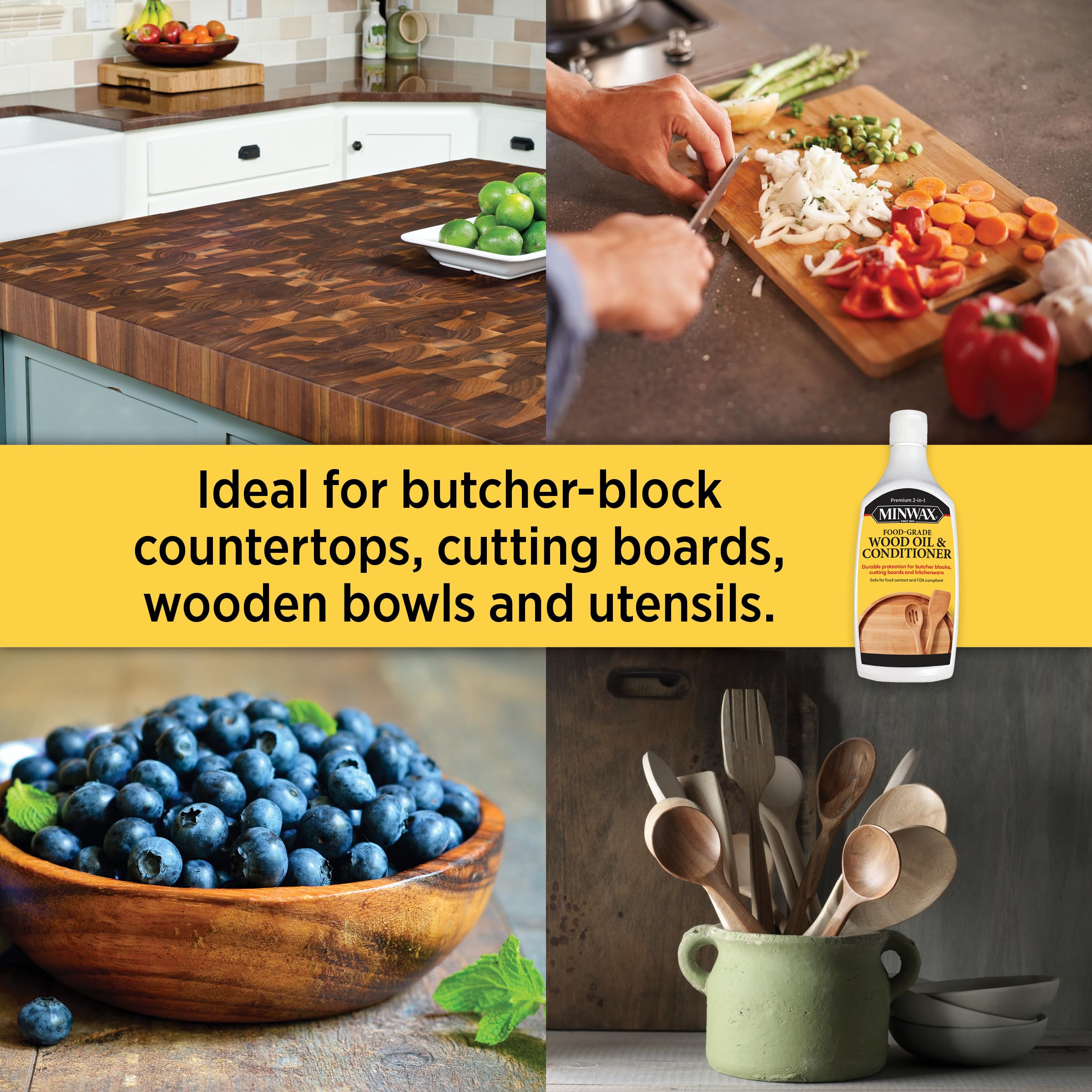 Minwax Food-Grade Wood Oil & Conditioner, 12 fl. oz. - Image 3